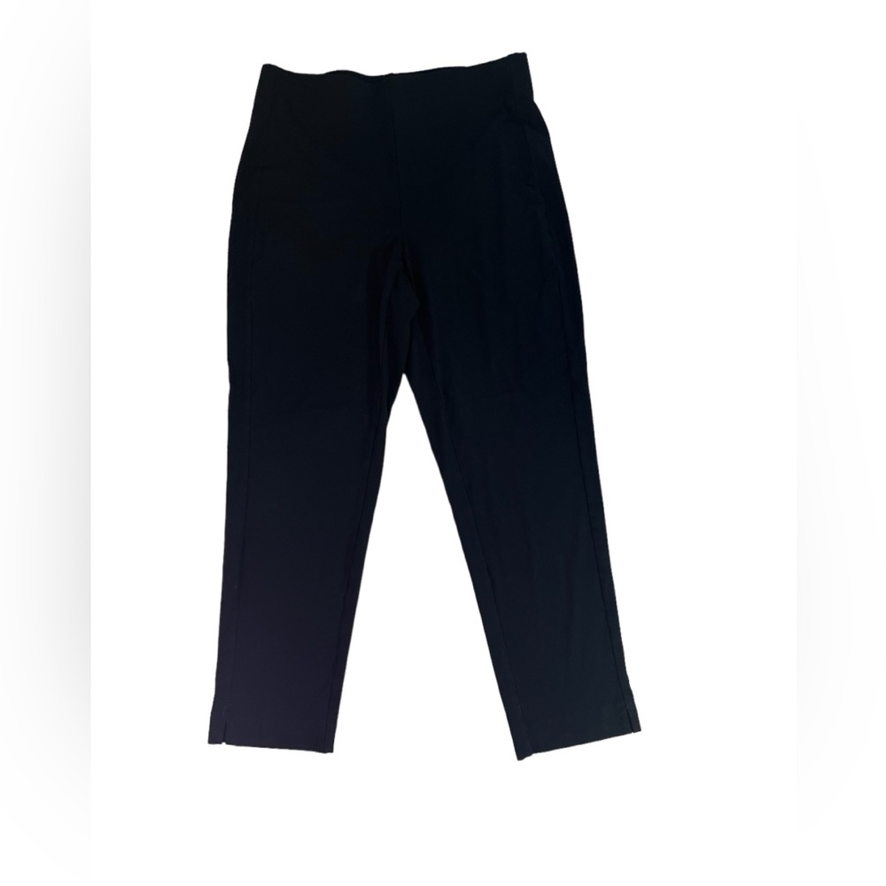 J. Jill Wear Ever Collection Forward-Seam Slim Ankle Black Pull Up Waist Size Xs